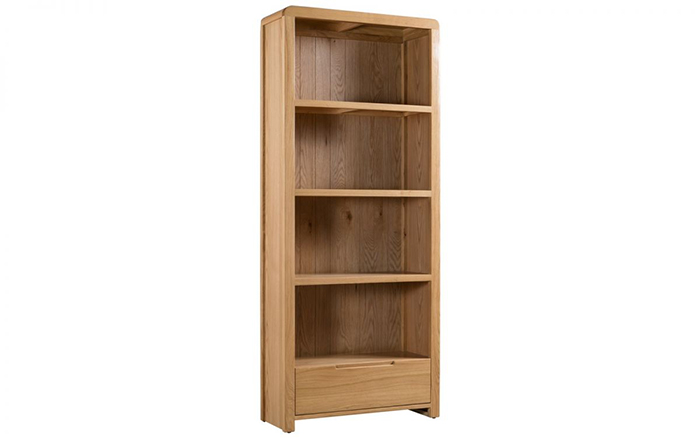 Curve Tall Bookcase - Click Image to Close